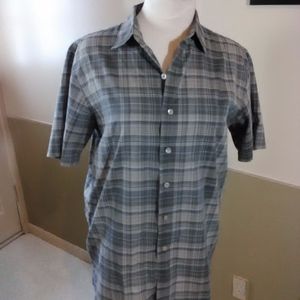 Van Heusen Button Front Casual Shirt sz LT